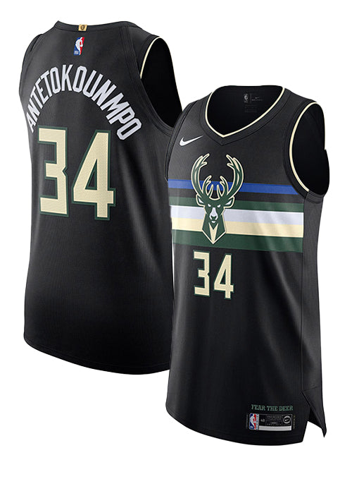 Nike 2019 Statement Edition Giannis Antetokounmpo Milwaukee Bucks Authentic Jersey-collage