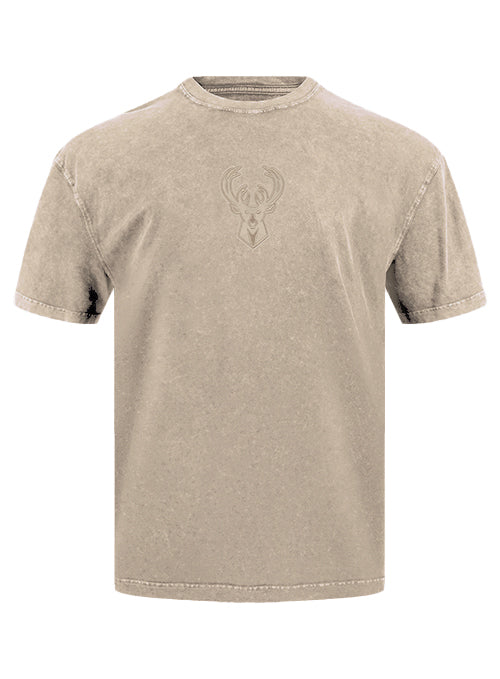 Pro Standard Classic Washed Milwaukee Bucks T-Shirt-front