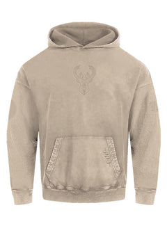 Pro Standard Classic Washed Milwaukee Bucks Hooded Sweatshirt-front