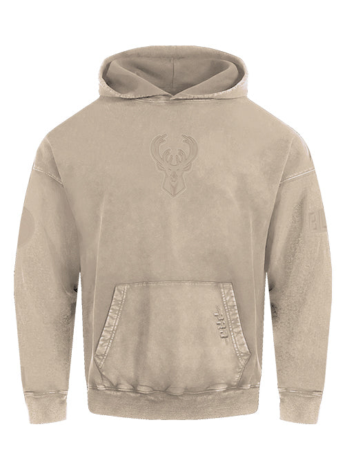 Pro Standard Classic Washed Milwaukee Bucks Hooded Sweatshirt-front