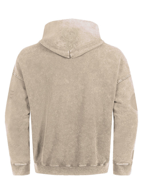 Pro Standard Classic Washed Milwaukee Bucks Hooded Sweatshirt-back