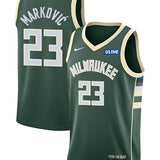 Nike 2022 Icon Edition Bogoljub Marković Milwaukee Bucks Swingman Jersey