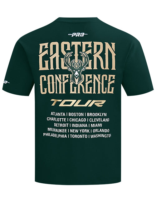 Pro Standard Concert Tour Milwaukee Bucks T-Shirt-back