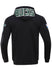 Pro Standard Logos Black Milwaukee Bucks Full-Zip Hooded Sweatshirt