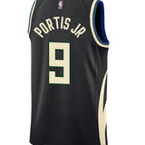 Jordan 2022 Statement Edition Bobby Portis Milwaukee Bucks Swingman Jersey-BACK