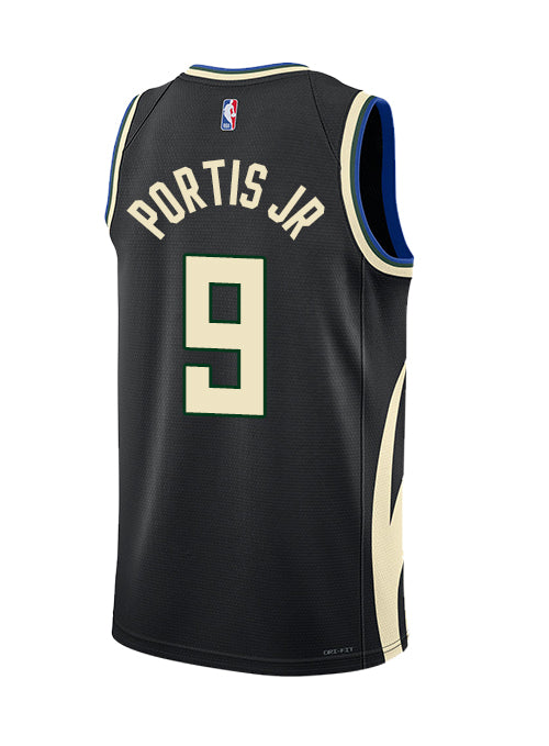 Jordan 2022 Statement Edition Bobby Portis Milwaukee Bucks Swingman Jersey-BACK