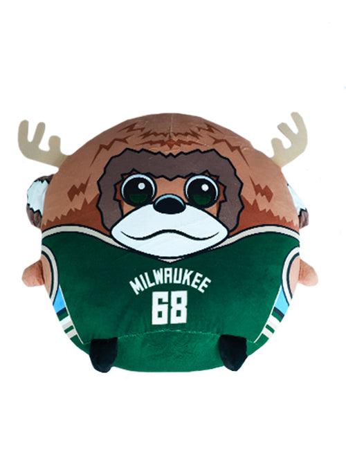 Uncanny Brands Bango 12 in. Kiri Milwaukee Bucks Cloud Pillow Plush-front