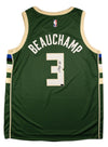 Authentic Signed Nike Icon Edition Marjon Beauchamp Milwaukee Bucks Swingman Jersey-back 