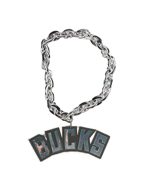 Aminco Metallic Wordmark Milwaukee Bucks Fan Chain