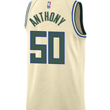Nike 2025-26 City Edition Cole Anthony Milwaukee Bucks Swingman Jersey-BACK