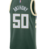Nike 2022 Icon Edition Cole Anthony Milwaukee Bucks Swingman Jersey-BACK