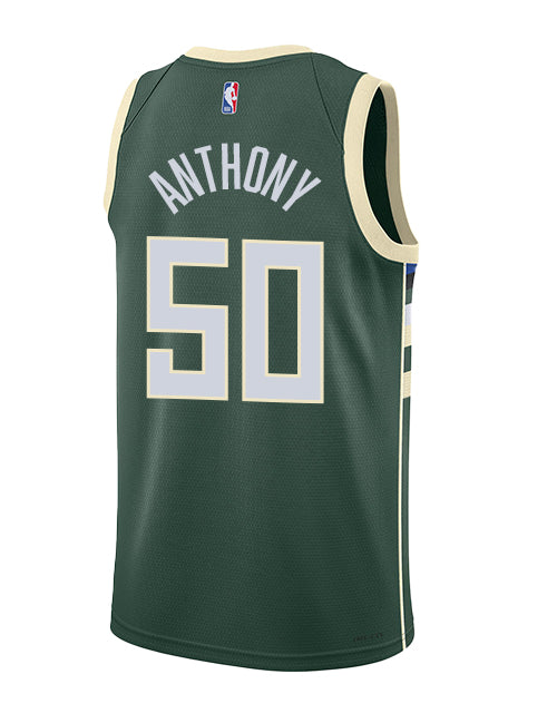 Nike 2022 Icon Edition Cole Anthony Milwaukee Bucks Swingman Jersey-BACK