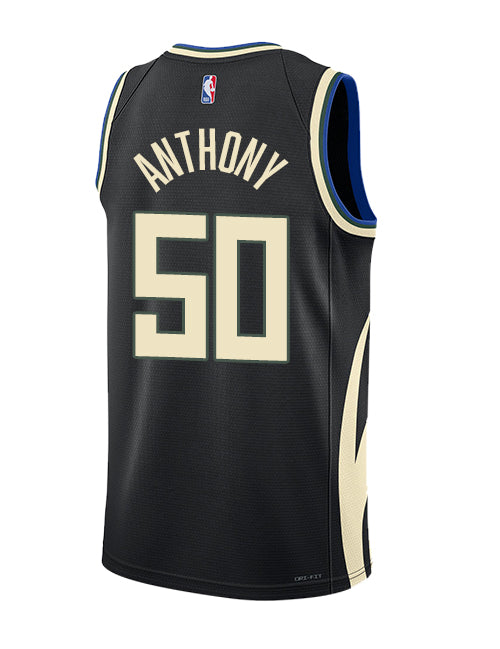 Jordan 2022 Statement Edition Cole Anthony Milwaukee Bucks Swingman Jersey-BACK