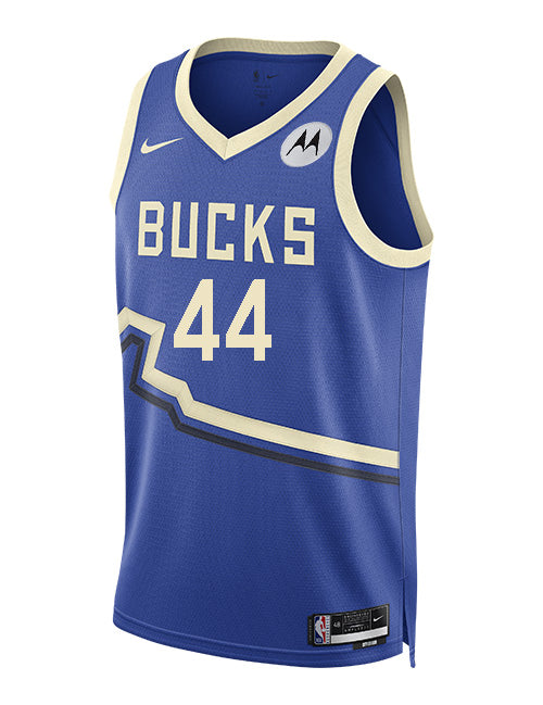 Nike 2024-25 City Edition Andre Jackson Jr. Milwaukee Bucks Swingman Jersey-front