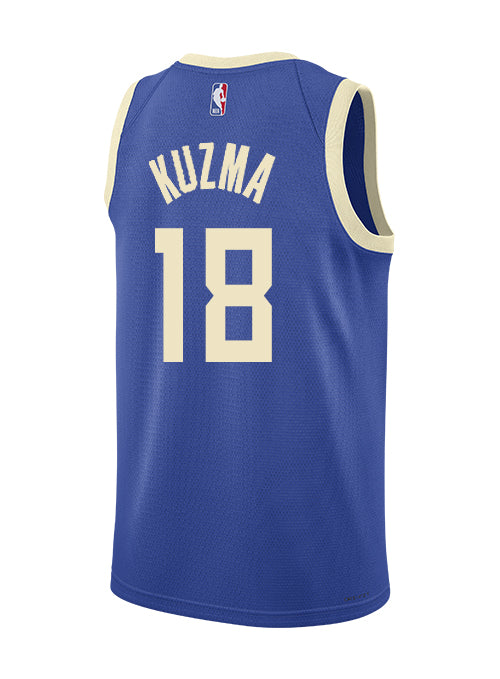 Nike 2024-25 City Edition Kyle Kuzma Milwaukee Bucks Swingman Jersey-back