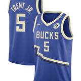 Nike 2024-25 City Edition Gary Trent Jr. Milwaukee Bucks Swingman Jersey-collage