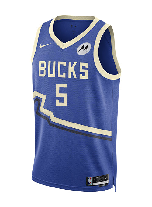 Nike 2024-25 City Edition Gary Trent Jr. Milwaukee Bucks Swingman Jersey-front