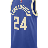 Nike 2024-25 City Edition Pat Connaughton Milwaukee Bucks Swingman Jersey-back