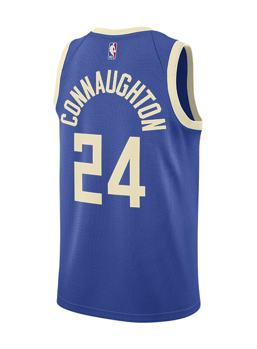 Nike 2024-25 City Edition Pat Connaughton Milwaukee Bucks Swingman Jersey-back