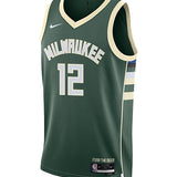 Nike 2022 Icon Edition Caris LeVert Milwaukee Bucks Swingman Jersey-FRONT
