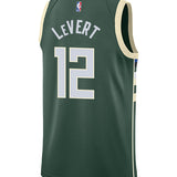 Nike 2022 Icon Edition Caris LeVert Milwaukee Bucks Swingman Jersey
