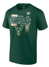 Fanatics Locker Room 23-24 Division Champs Milwaukee Bucks T-Shirt