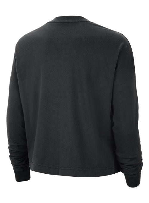 Women's Nike 2023-24 City Edition Essential Milwaukee Bucks Long Sleeve Boxy T-Shirt-back 