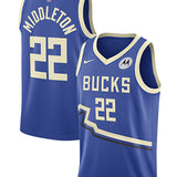 Nike 2024-25 City Edition Khris Middleton Swingman Jersey-collage