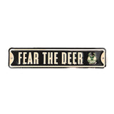 Authentic Street Signs 16'' Milwaukee Bucks Fear the Deer Street Sign