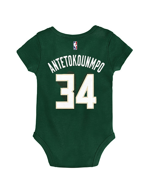 Infant Outerstuff Giannis Antetokounmpo Milwaukee Bucks Onesie-back