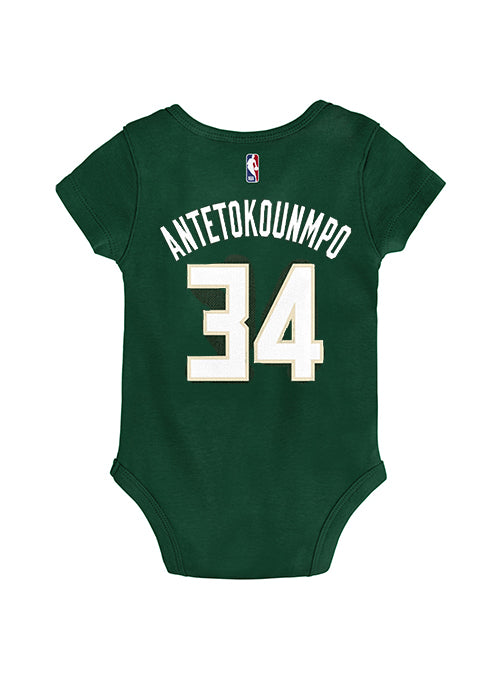Infant Outerstuff Giannis Antetokounmpo Milwaukee Bucks Onesie-back