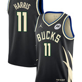 Jordan 2022 Statement Edition Gary Harris Milwaukee Bucks Swingman Jersey-collage