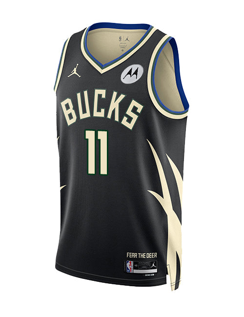 Jordan 2022 Statement Edition Gary Harris Milwaukee Bucks Swingman Jersey-front