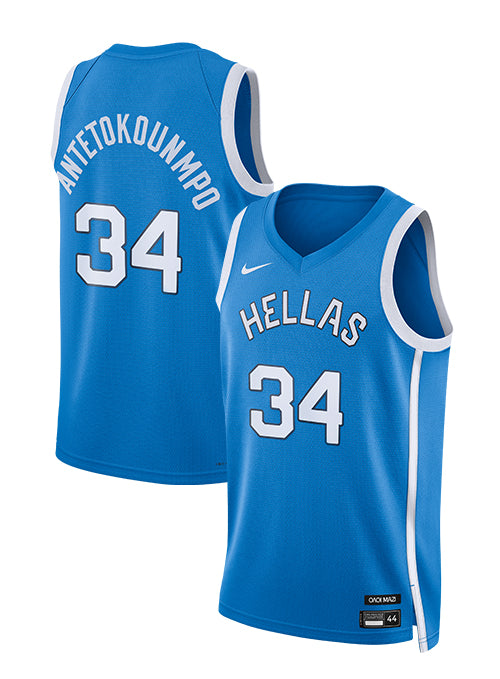 Nike Greece 2024 Giannis Antetokounmpo Swingman Jersey-COLLAGE 