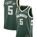 Nike 2022 Icon Edition Gary Trent Jr Milwaukee Bucks Swingman Jersey