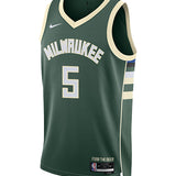 Nike 2022 Icon Edition Gary Trent Jr Milwaukee Bucks Swingman Jersey-front