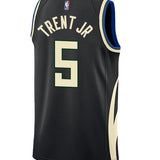 Nike 2022 Icon Edition AJ Green Milwaukee Bucks Swingman Jersey-back