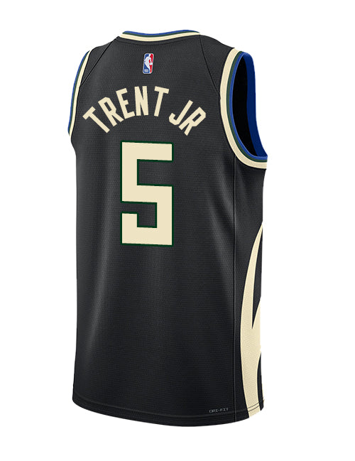 Nike 2022 Icon Edition AJ Green Milwaukee Bucks Swingman Jersey-back