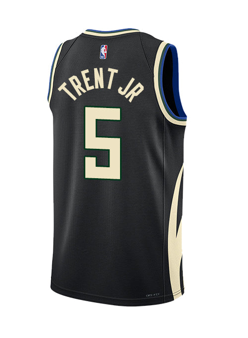 Nike 2022 Icon Edition AJ Green Milwaukee Bucks Swingman Jersey-back