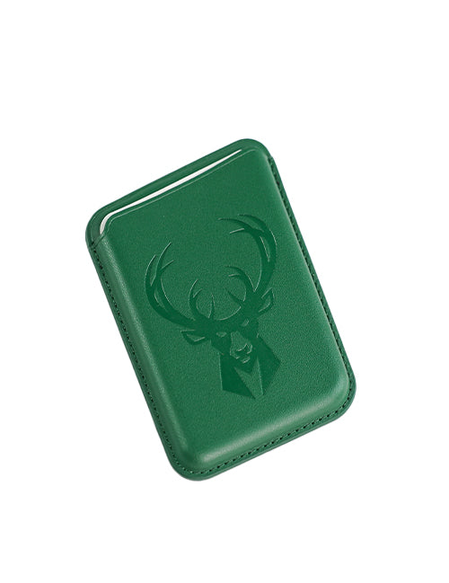 Embossed Icon Logo Milwaukee Bucks Phone Back Wallet