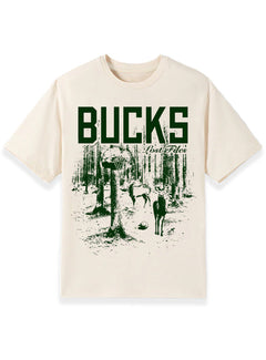 Bucks In Six x Lost Files In The Woods Milwaukee Bucks T-Shirt
