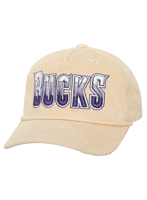 Mitchell & Ness HWC '93 Corduroy Milwaukee Bucks Adjustable Hat-front