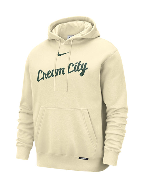Nike City Edition 2025-26 Wordmark Milwaukee Bucks Hooded Sweatshirt-front