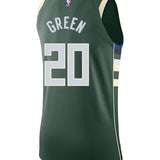 Jordan 2022 Statement Edition Tyler Herro Milwaukee Bucks Authentic Jersey-BACK