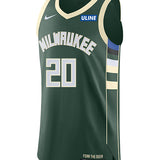 Jordan 2022 Statement Edition Tyler Herro Milwaukee Bucks Authentic Jersey-FRONT