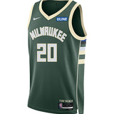 Nike 2022 Icon Edition AJ Green Milwaukee Bucks Swingman Jersey