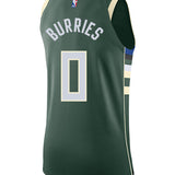 Nike 2022 Icon Edition Brayden Burries Milwaukee Bucks Authentic Jersey-back