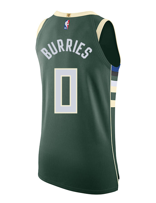 Nike 2022 Icon Edition Brayden Burries Milwaukee Bucks Authentic Jersey-back