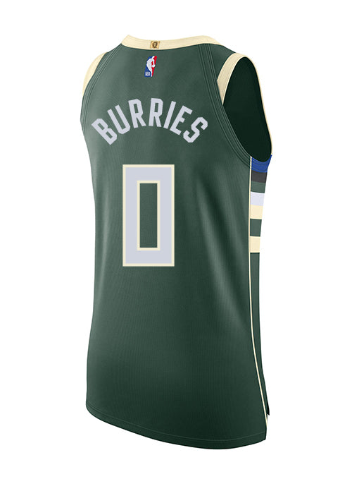 Nike 2022 Icon Edition Brayden Burries Milwaukee Bucks Authentic Jersey-back