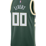Nike 2022 Icon Edition Caris LeVert Milwaukee Bucks Swingman Jersey